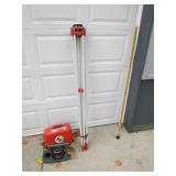 david white surveyor w/stand & case