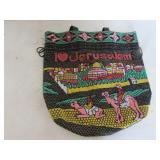 Jerusalem beeded purse from Jerusalem