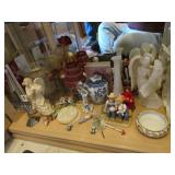 angels,figurines,vase,bowl & items
