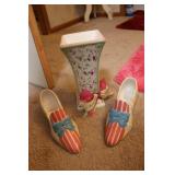 decorator shoes & stand