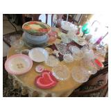 all glassware,dishes,cups n saucers & items
