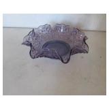 purple fenton bowl