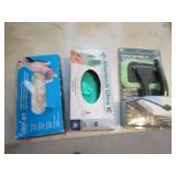 2 boxes of rubber gloves & windshield wonder