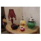 church,jar,snow globe & decorator items