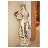 26" lady statue