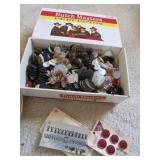 cigar box of buttons