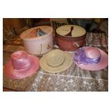 ladies hats & boxes