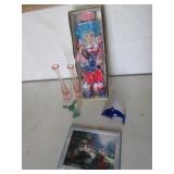 doll,vases,t.kinkade item & figurines