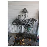 2 metal cross decorations & decoration