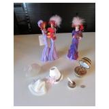 lady figurines,trinkets & items