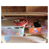 tote,ext.cord & items