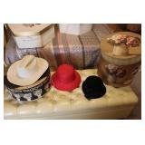 ladies hats & boxes