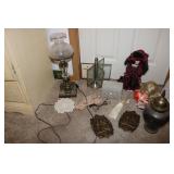 lamp,vase,doll,door hardware & items