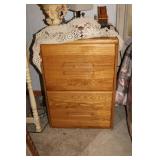 wood file cabinet
