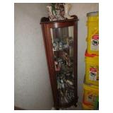 lighted corner cabinet