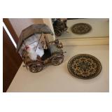 brass plate & decorator car