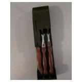 3 pcs of cutco & wall holder