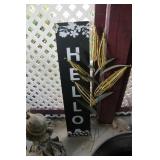 hello & corn yard decorations