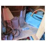 lamp,vases,bag,items