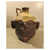 Alewine pottery 2008 folk art face jug