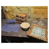 early law books & indian books,lamps,items