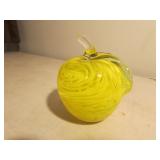 jim davis 1980 yellow apple paperweight