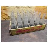 howes bottle crate & all Nesbitts soda bottles