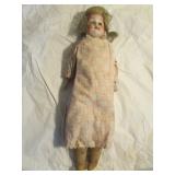 old vintage germany porcelain head doll