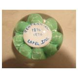m&b st.clair Lapel Centennial paperweight
