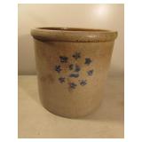 #2 blue decorated crock