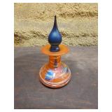 Carl Radke art glass heart perfumer