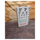 lighted eye sight stand