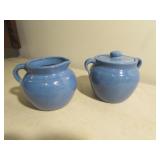 UHL Pottery cream & sugar Huntington,IN