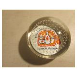 1972 glass festival Elwood,IN paperweight