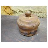 antique butter mold w/cow on bottom