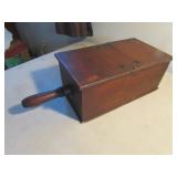 early antique wooden ballot box