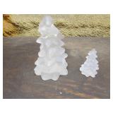 2 mosser glass christmas trees