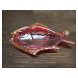 9" fenton carnival glass fish