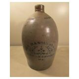 11" Hamilton Greensboro,PA advertising crock jug
