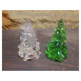 2 mosser glass christmas trees