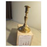 Indiana brass swedish candle stick w/box