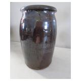 10" Donaghho Co Parkersburg advertisng crock