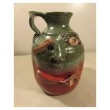 Alewine pottery folk art face jug