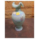 8" fenton heart vase