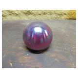 1989 gibson carnival glass paperweight