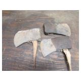 3 axe heads