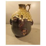 Alewine pottery 2008 folk art face jug