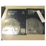 2 partial jefferson nickel books