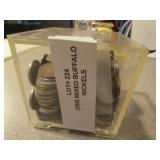 200 mixed buffalo nickels