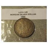 1880 morgan silver dollar